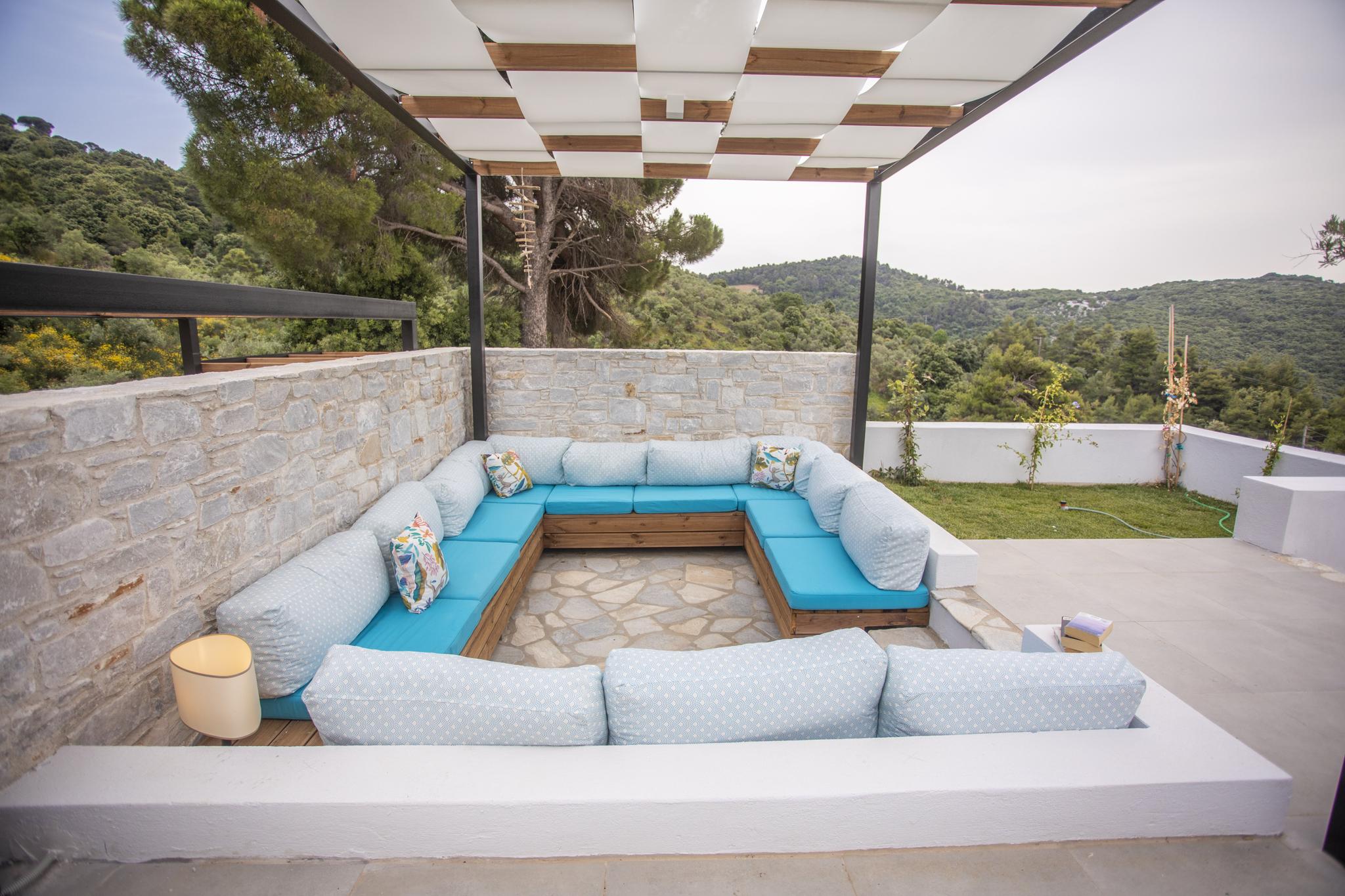 Practical luxury villa amenities for planning Greece travel costs in Skiathos